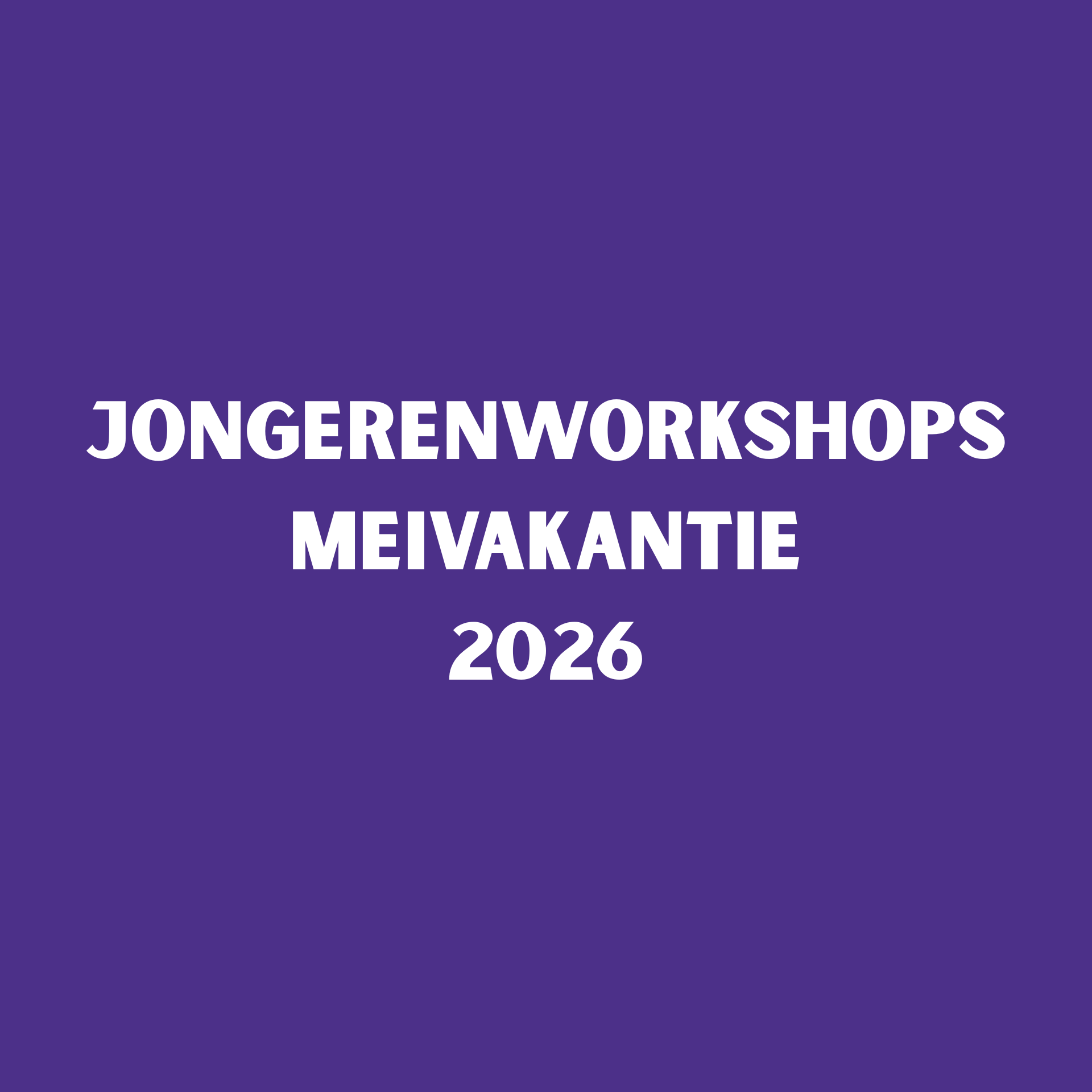 Jongerenworkshops
